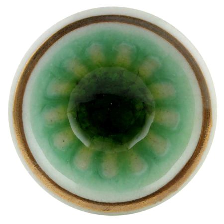 Mix Wheel Ceramic Dresser Knob in Silver Fitting